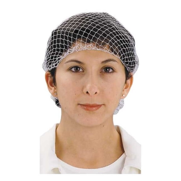 Cellucap Hairnet, Heavyweight Nylon, 26 in Dia., Brown, L, 144 PK HN6DBGRA