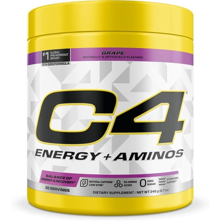 C4 / Cellucor C4® Energy + Aminos, Grape, 8.7 oz (246 g)