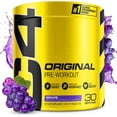 thumbnail image 1 of C4 Original Pre Workout Powder, 150mg Caffeine Energy Formula with Beta Alanine & Creatine for Endurance, Focus & Performance, Zero Sugar Preworkout for Men & Women – Grape, 30 Servings, 1 of 5