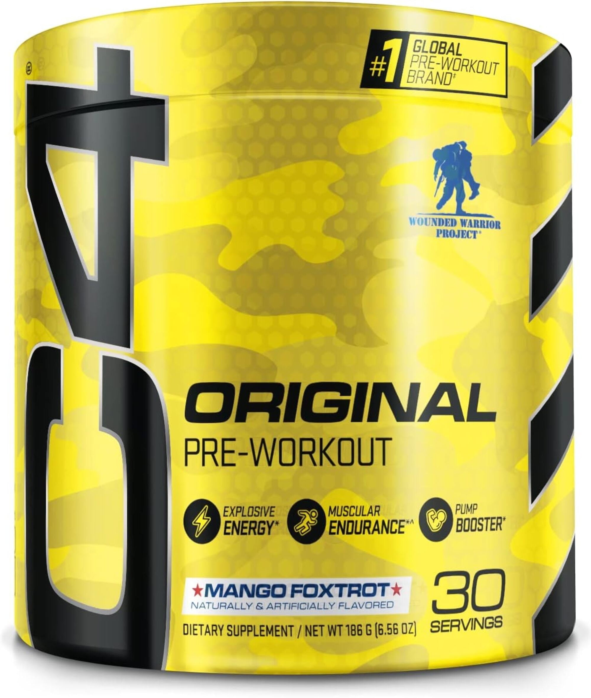 C4 Original Pre Workout Powder, Mango Foxtrot, 30 Servings