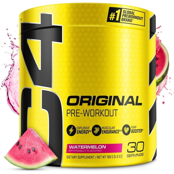 C4 Original Pre-Workout Powder, Watermelon, 30 Servings