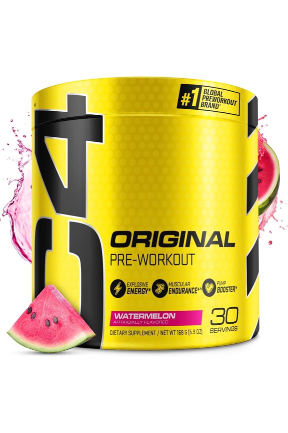 C4 Original Pre-Workout Powder, Watermelon, 30 Servings