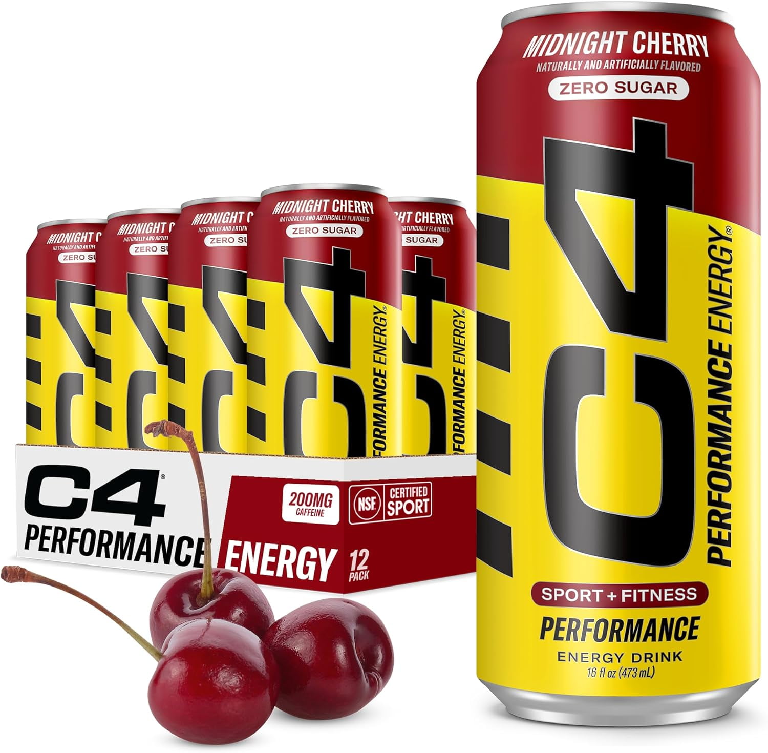 ●C4 Entertainment C4 Performance Cosmic Rainbow Energy Drink Can, 16 fl oz