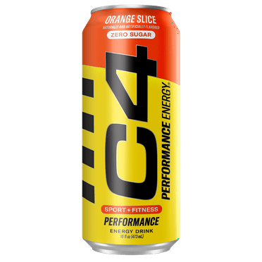 C4 Performance Energy Drink, Orange Slice, 16 oz, Single Can