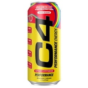 C4 Performance Energy Drink, Cosmic Rainbow, 16oz, Single Can