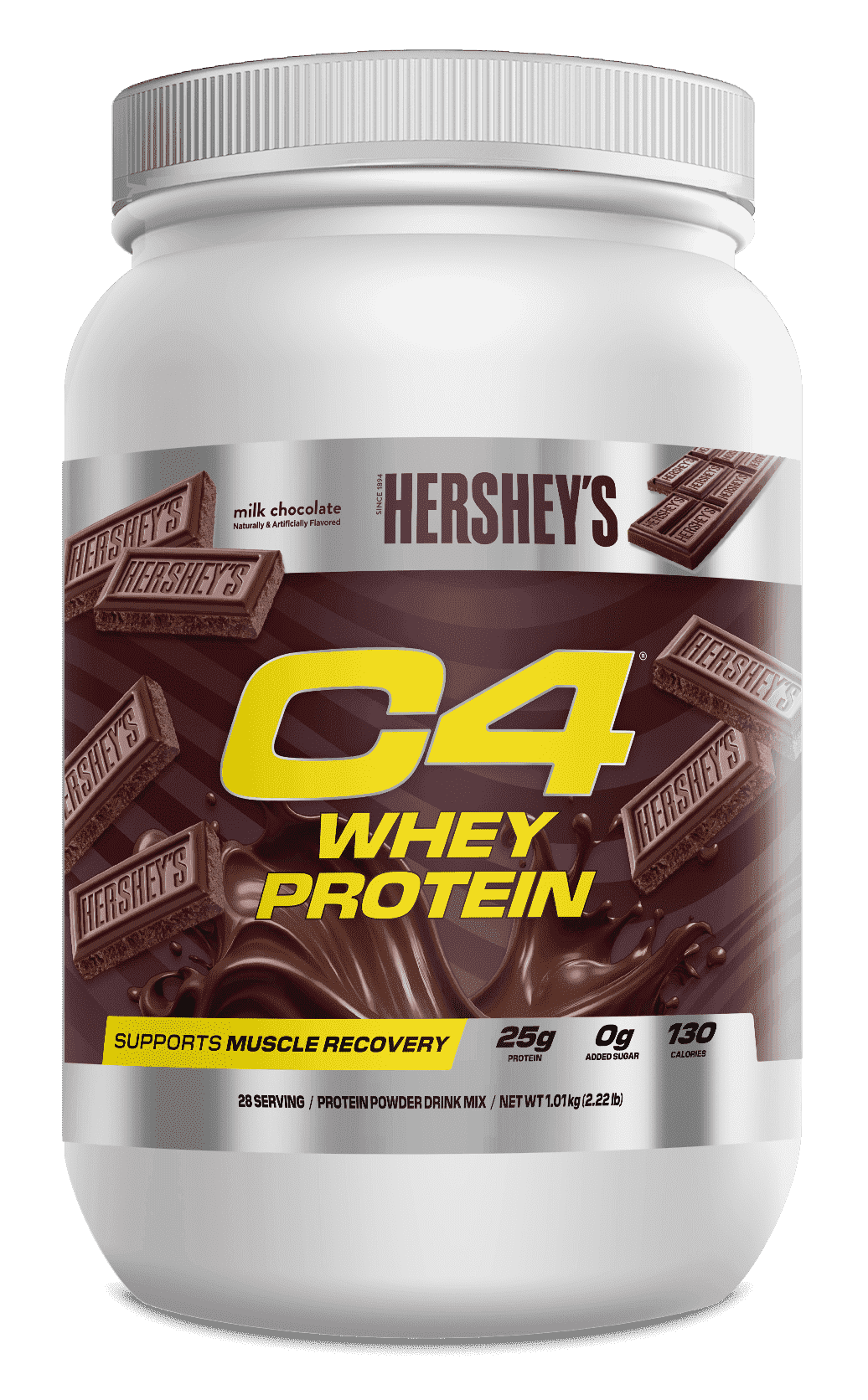 C4 Pro Whey Protein Powder, Hershey's Milk Chocolate Flavor, 25g of Protein, 28 Servings