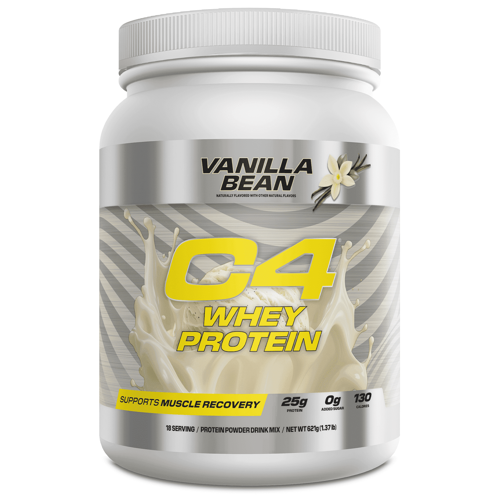 C4 Pro Whey Protein Powder, Vanilla Bean Flavor, 25g of Protein, 18 Servings
