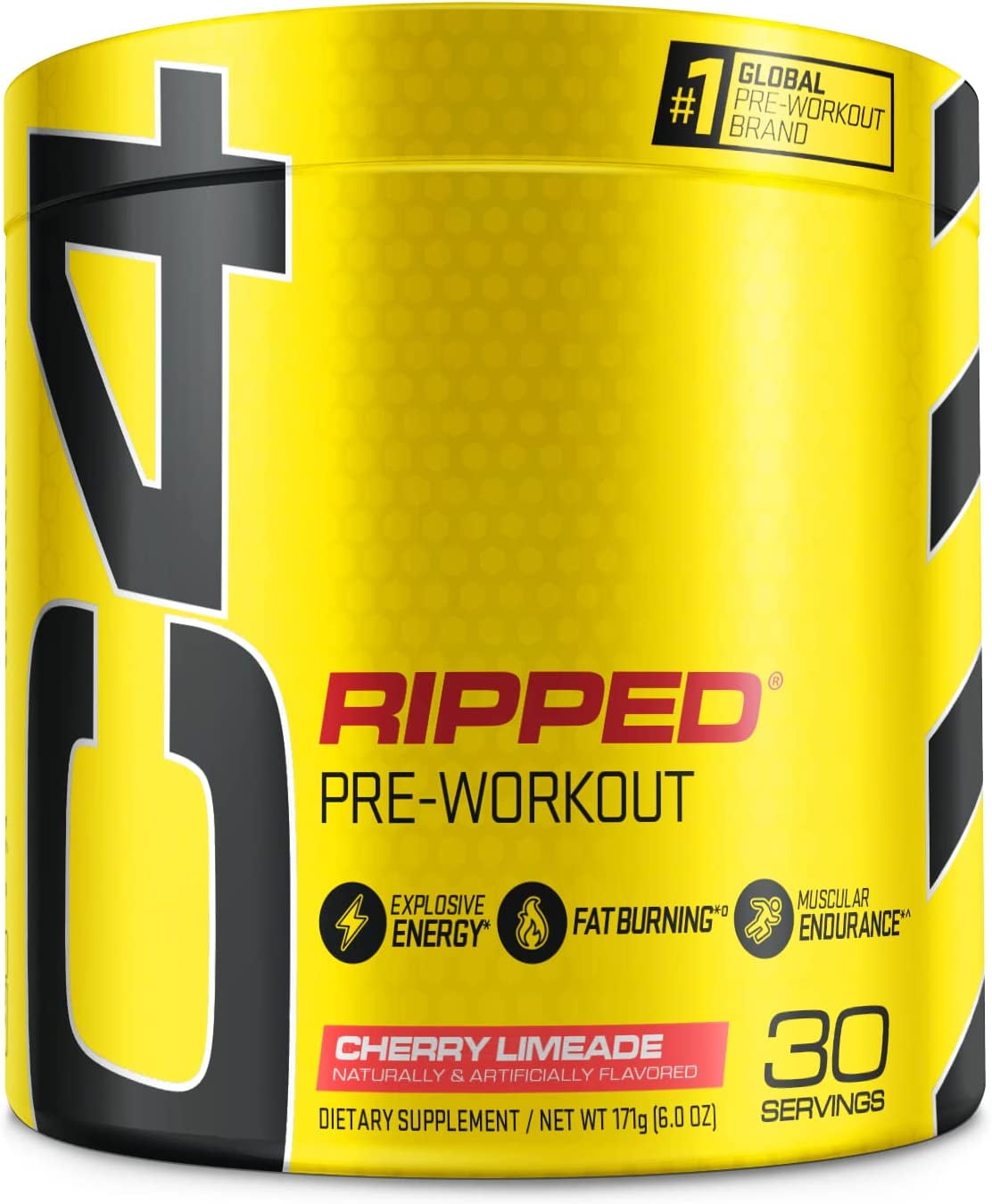 Cellucor C4 Ripped Preworkout Powder + Cherry Limeade + Fat Burning