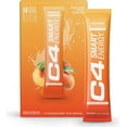 thumbnail image 1 of Cellucor C4 Smart Energy Stick Packs, Sugar-Free, Peach Mango Flavored, 14 Count, 1 of 6