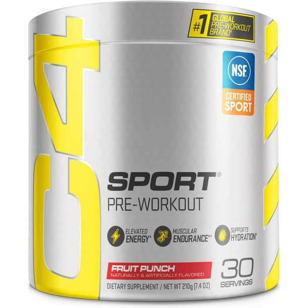 Cellucor C4 Sport Pre Workout Powder Fruit Punch NSF Certified for