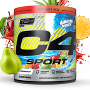 C4 Sport Pre-Workout Powder, Hawaiian Punch® Fruit Juicy Red®, 20 Servings