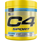 C4 Sport Pre-Workout Powder, Icy Blue Razz, 20 Servings