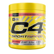 C4 Sport Ripped Pre-Workout Powder, Strawberry Watermelon, 20 Servings