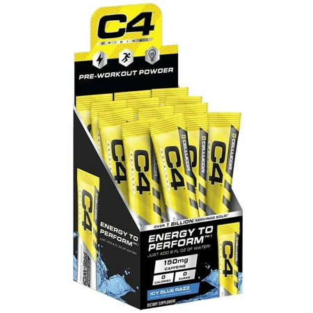 Cellucor C4 Sport Stick Pack 0ct Icy Blue Razz