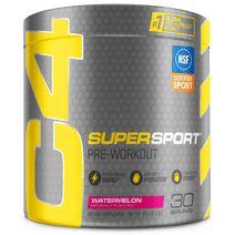 Cellucor C4 Super Sport Pre-Workout Powder, Watermelon, Energy, Strength & Power, 30 Servings