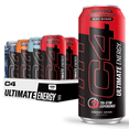 thumbnail image 1 of C4 Ultimate Energy Drink, Variety Pack Flavor, Zero Sugar, Carbonated, 16 oz can (12 Pack), 1 of 7