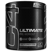 C4 Ultimate Pre-Workout Powder, Arctic Snow Cone, 20 Servings