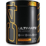 Cellucor C4 Ultimate Pre Workout Powder, Orange Mango Flavor, 20 Servings