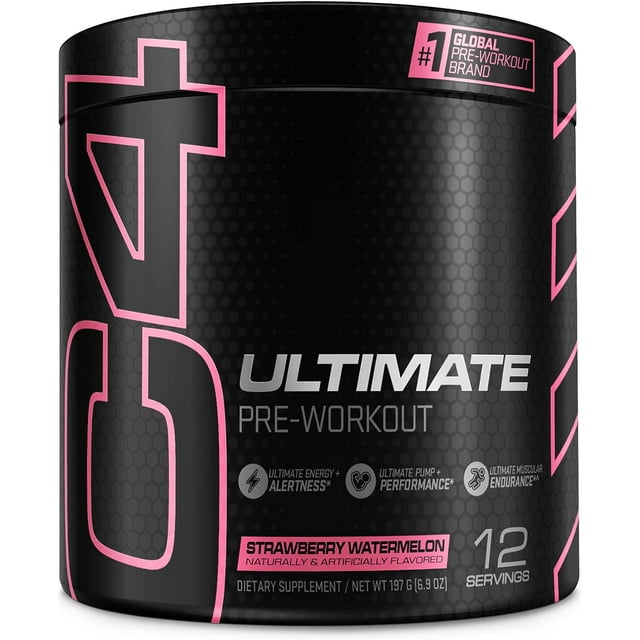Cellucor C4 Ultimate Pre Workout Powder Strawberry Watermelon Sugar