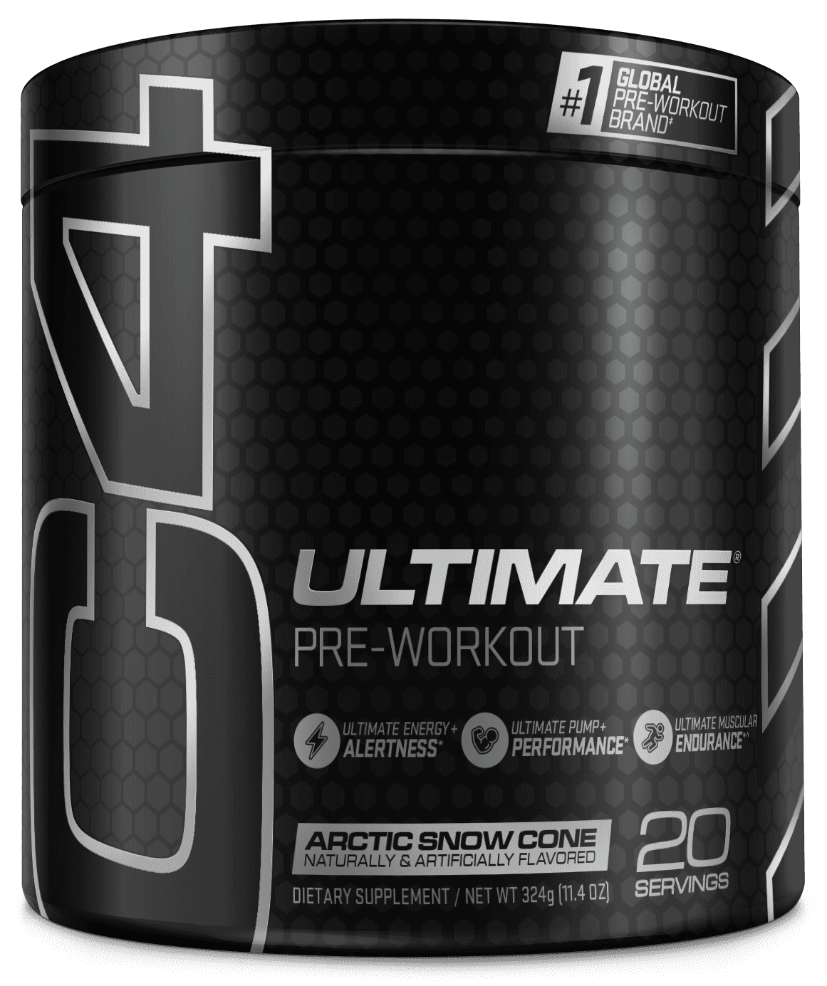 Cellucor C4 Ultimate Preworkout Powder + Arctic Snow Cone + Super