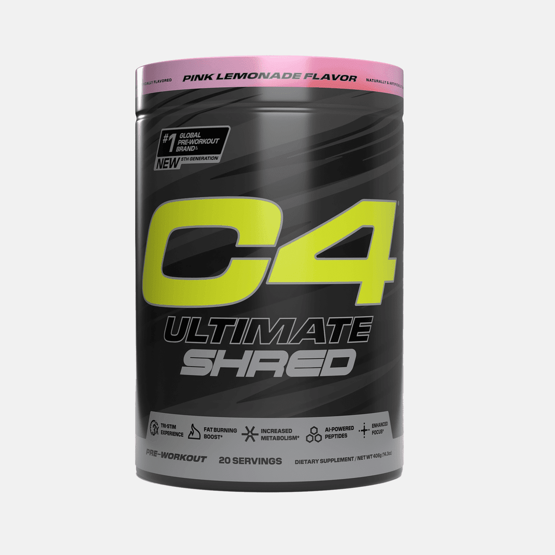 Cellucor C4 Ultimate Shred PreWorkout Pink Lemonade, 20 Servings