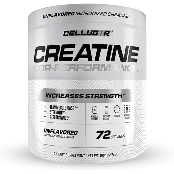 Cellucor Cor-Performance Creatine Powder, for Increasing Strength, Unflavored, 72 Servings