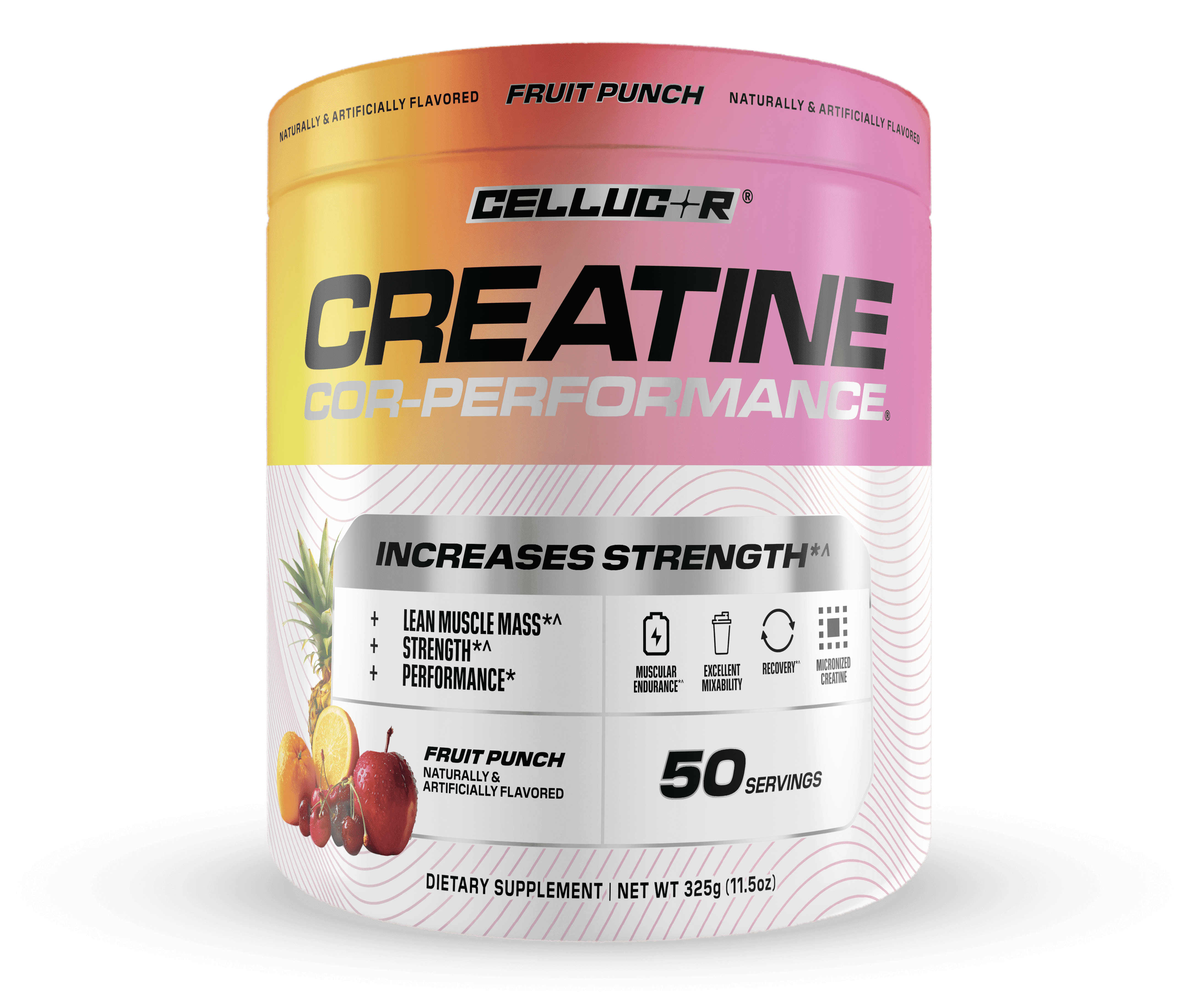 Cellucor Cor Performance Creatine Powder Fruit Punch Flavor 50 