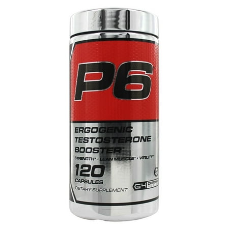 Cellucor P6 Ergogenic Testosterone Booster, Test Booster, 120 Ct