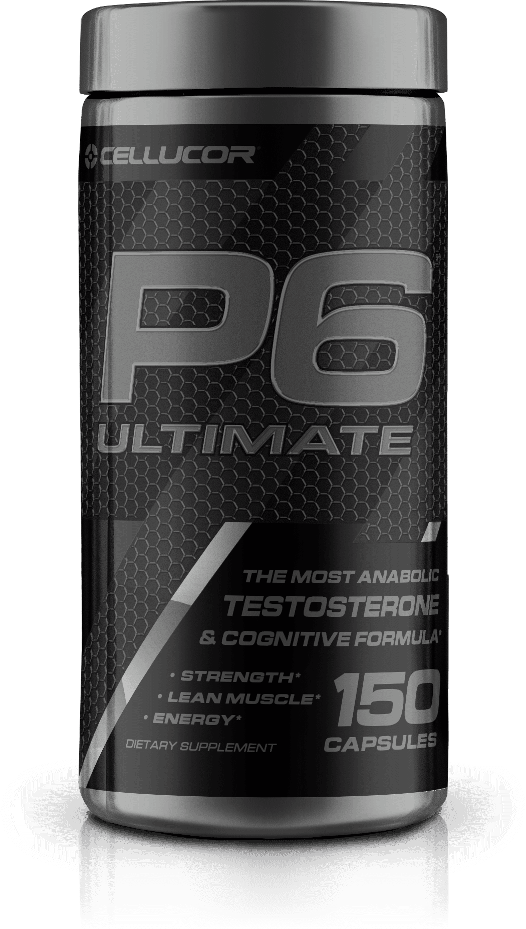 Cellucor P6 Ultimate Enhanced Male Support, for Muscle Growth & Strength, 150 Capsules