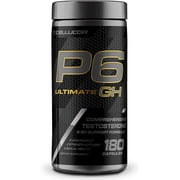 Cellucor P6 Ultimate GH Test Booster For Men, Growth Hormone Support Pills For Protein Synthesis & Fat Metabolism, 180 Capsules