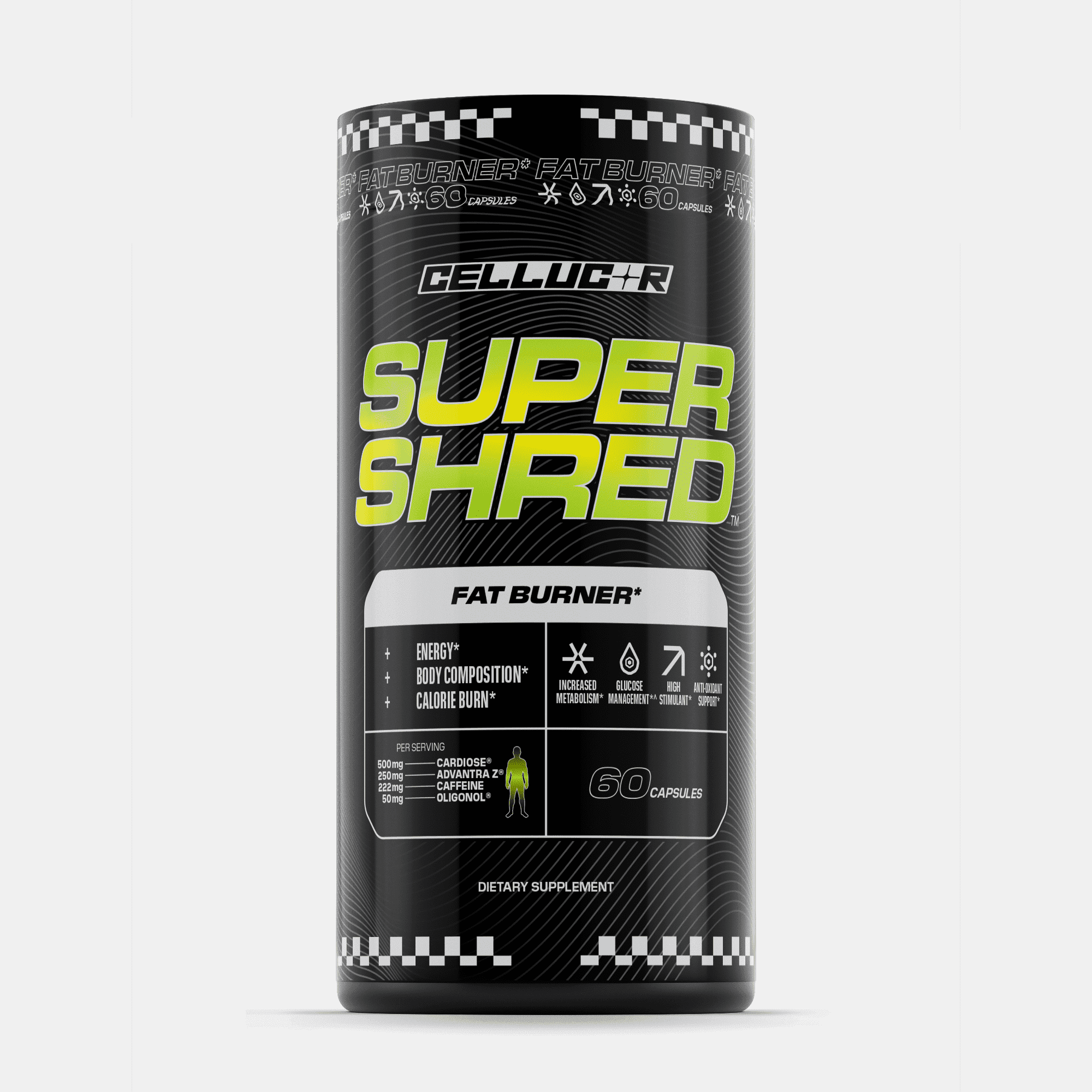 Cellucor Super Shred Fat Burner, 60 Capsules (30 Servings)