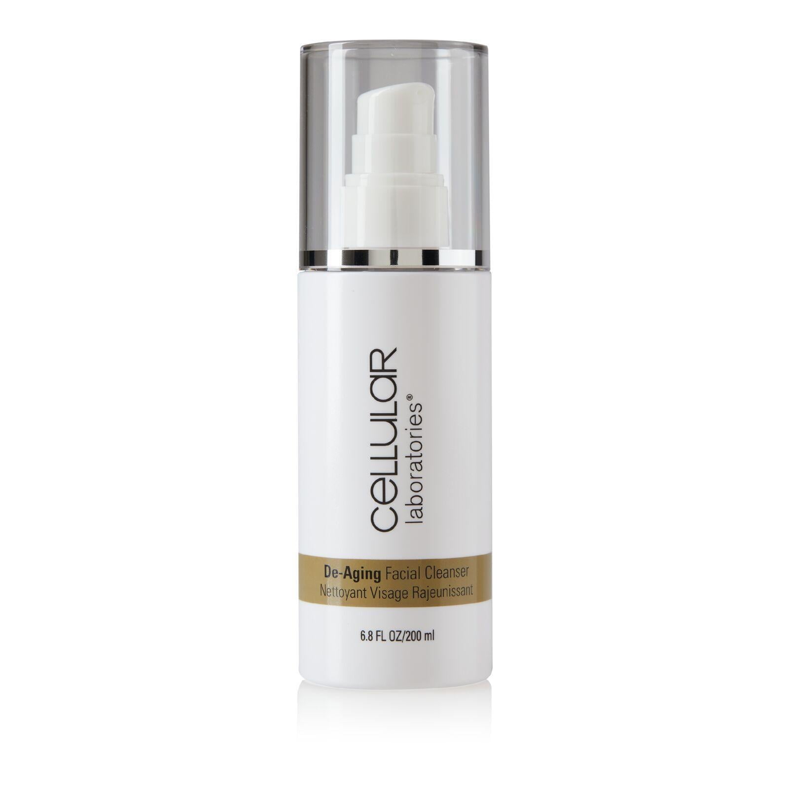 Cellular Laboratories De-Aging Facial Cleanser, Gently Eliminates the Dead Cells to Reveal Younger, Healthier-Looking Skin, Comforts, Soothes and Conditions Skin, Market America (6.8 fl. oz./200 ml)