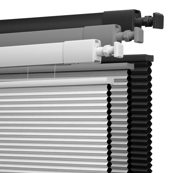 Cellular Window Shades Blackout White 30"w X 48"h Top Down Bottom Up Cordless