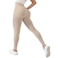 thumbnail image 1 of Cellulite 3D Leggings for Women High Waisted Leggings Anti Cellulite Leggings Pants for Workout Running Athletic Lightweight Slim Fit Pants Booty Butt Lifting Leggings Resistance Band Beige XXL, 1 of 6