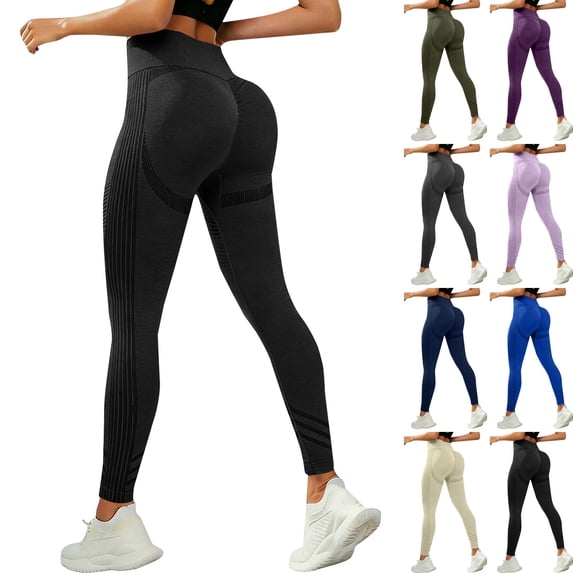 Cellulite 3D Leggings for Women Butt Lifting Tummy Control Yoga Pants High Waisted Compression Daily Wear Leggings