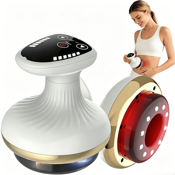 Cellulite Care Device,Cellulite Massager,4 in1 Portable Electric Gua Sha Device for Cellulite Massage Tool,9 Suction Levels & Heating,Handheld Massagers,Firmer for Legs Arms & Belly Body
