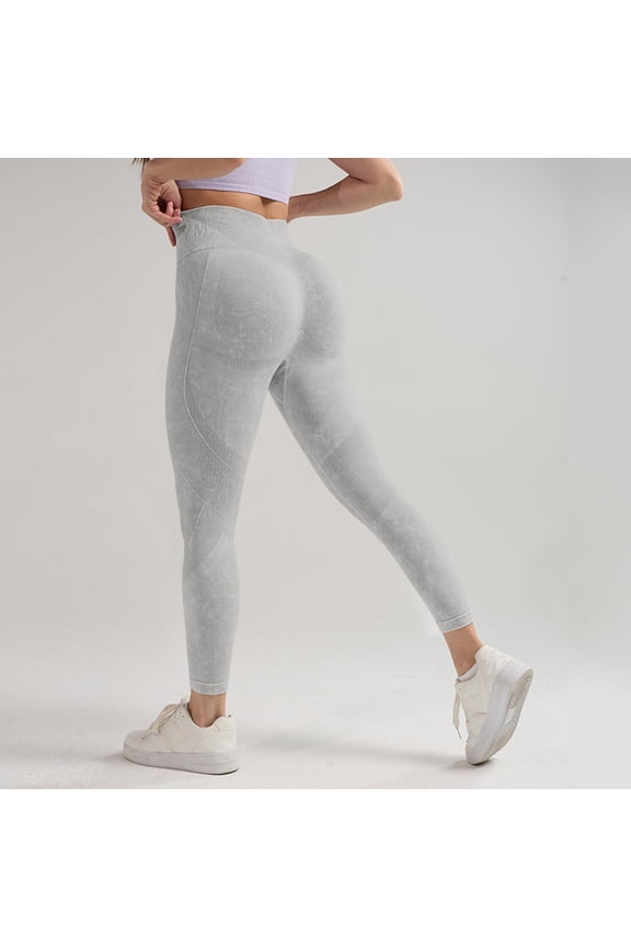 Cellulite Compression 3D Leggings Anti Cellulite Leggings Scrunch Butt Lifting Leggings Workout Yoga Pants for Workout Running Athletic Fitness Sport Pants Tummy Shaping Pants Breathable Light Ashy M