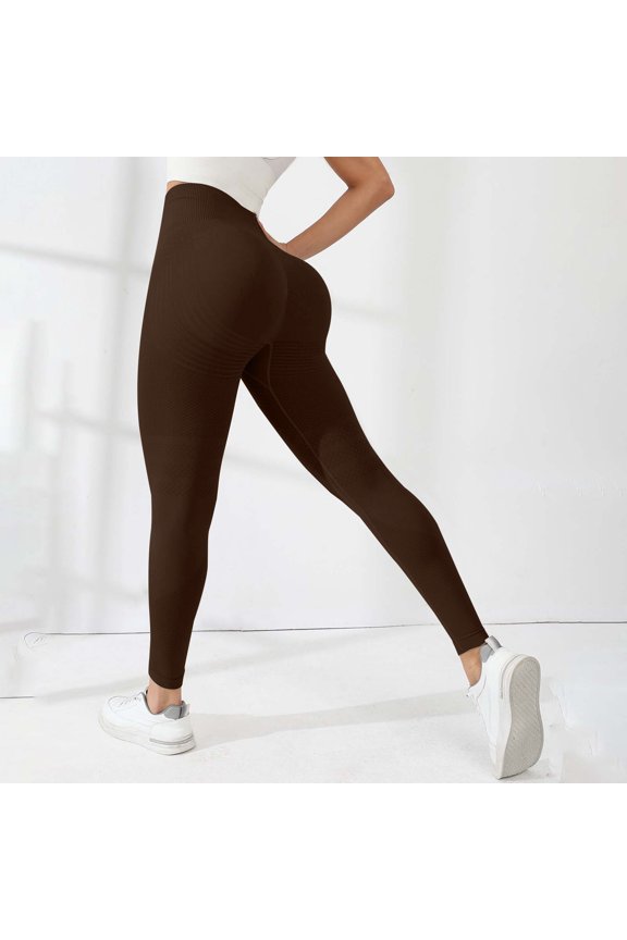Cellulite Compression 3D Leggings Butt Lift Booty Workout Tights Scrunch Butt Lifting Leggings Anti Cellulite Leggings Pants for Workout Running Athletic Smile Contour Activewear Tights M