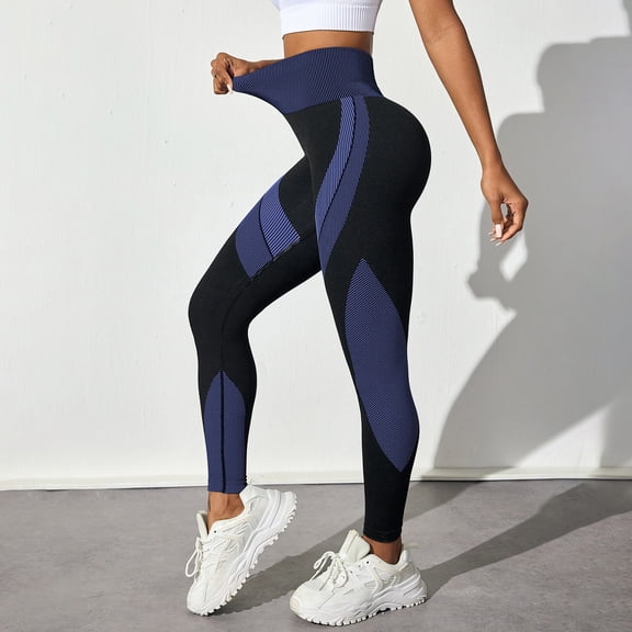 Cellulite Compression 3D Leggings Push Up Yoga Pants Redefine Your Silhouette Effortlessly High Waisted Leggings Tummy Control Compression Pants Pants for Workout Running Athletic Breathable Blue XL