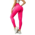 thumbnail image 1 of Cellulite Leggings, Powercells 3D Compression Leggings for Women, 3D Textured High Waist Slimming Tights Hot Pink S, 1 of 5
