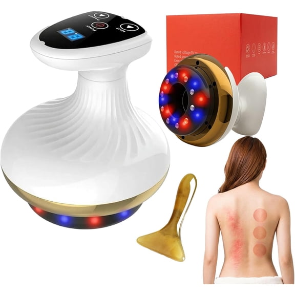 Cellulite Remover, Electric Gua Sha for Cellulite Massage Tool, 9 Suction Levels & Heating, Firmer, More Toned & Smoother Skin