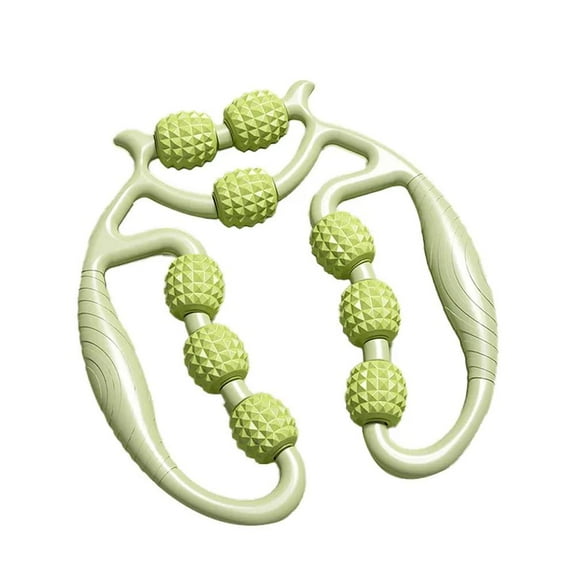 Cellulite Roller for Thighs and Legs, Muscle Rollers 9 Wheels, Deep Tissue Massager for Arms,Neck,Calves,Thighs,Back, MassageRoller Stick Muscle Relaxer Circular Leg Clamps Leg Massage for Legs