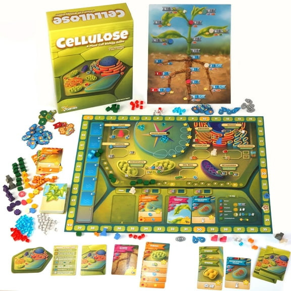 Cellulose: A Plant Cell Biology Game | Family Board Game for Kids, Adults