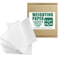 thumbnail image 1 of Cellulose Weighing Paper Sheet,Smooth Weigh Paper, Nitrogen Free,Non-Absorbing, High-Gloss,4.7"X4.7",1000pcs, 1 of 5
