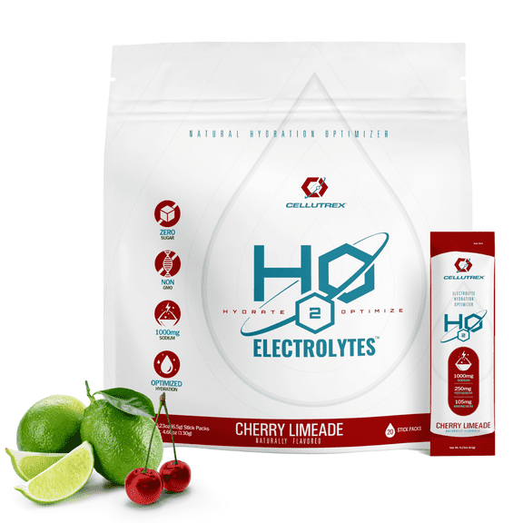 Cellutrex H2O ELECTROLYTES - Cherry Limeade | Zero Sugar Electrolyte Powder