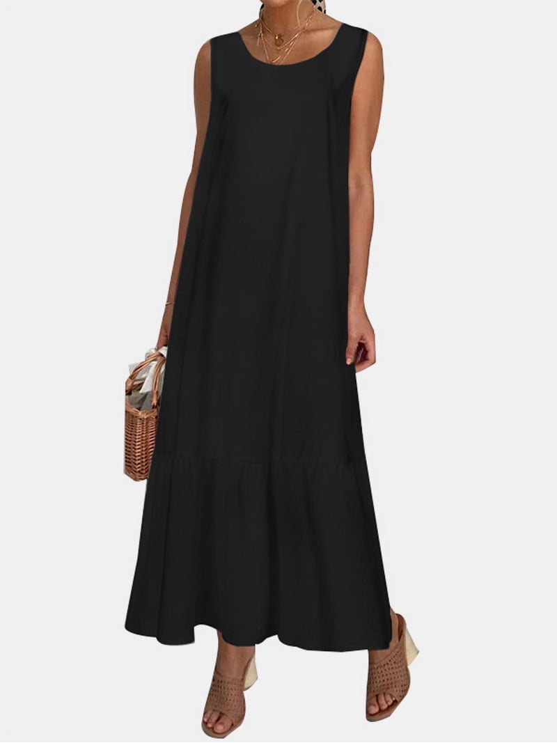 celmia loose dress plus size Celmia Women's Solid Maxi Dresses Short Sleeve Loose Fit Long Kaftan Dress A-Ethnic Blue Small at Amazon Women's Clothing store