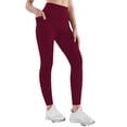 thumbnail image 1 of Celsior Cellulite Leggings Butt Lift Booty Workout Tights No Front Seam Leggings Redefine Your Silhouette Effortlessly High Waisted Leggings Anti Cellulite Leggings No Curling Lift Pants Red S, 1 of 6