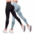 thumbnail image 1 of Celsior Cellulite Leggings No Curling Lift Pants Full Length Buttery Soft Yoga Pants Slim Move Cellulite Leggings Tummy Shaping Pants Lightweight Slim Fit Pants No Front Seam Leggings S, 1 of 3