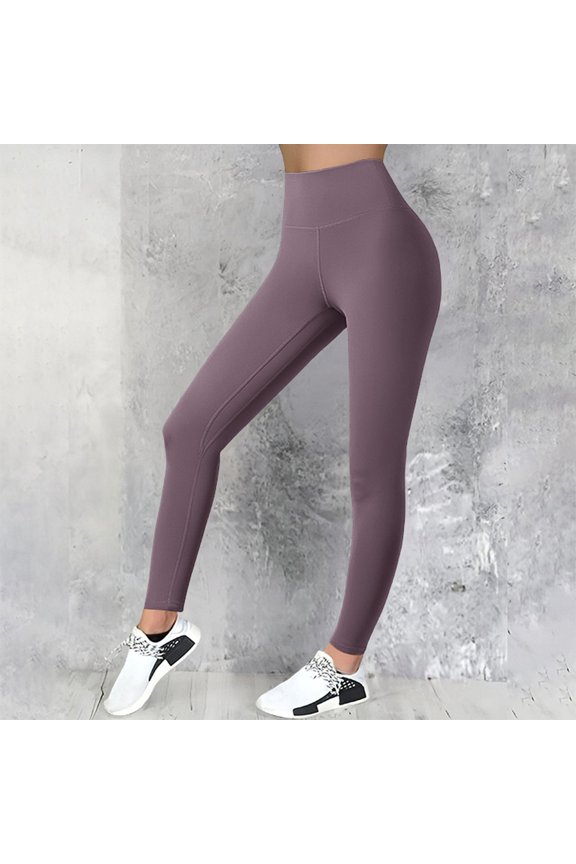 Celsior Cellulite Leggings No Curling Lift Pants Tummy Control Compression Pants Butt Lift Booty Workout Tights Smile Contour Activewear Tights Scrunch Butt Lifting Leggings Skin-Friendly Purple S