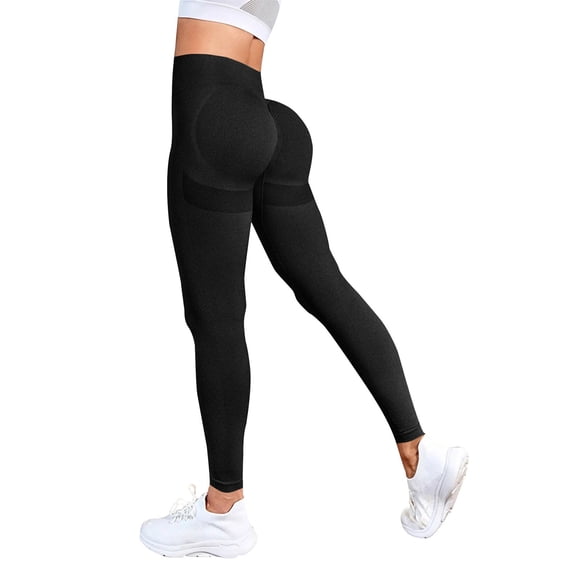 Celsior Cellulite Leggings Pants for Workout Running Athletic Anti Cellulite Leggings Resistance Band Leggings Full Length Buttery Soft Yoga Pants Breathable Booty Butt Lifting Leggings Black L